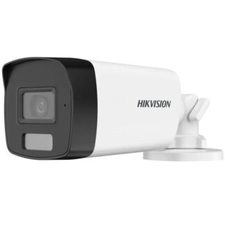 Camera supraveghere turbo hd Hikvision - Camera de supraveghere 2MP, lentila 2.8mm, IR 40m, WL 40m, Microfon, IP67 - Hikvision DS-2CE17D0T-LFS-2.8mm