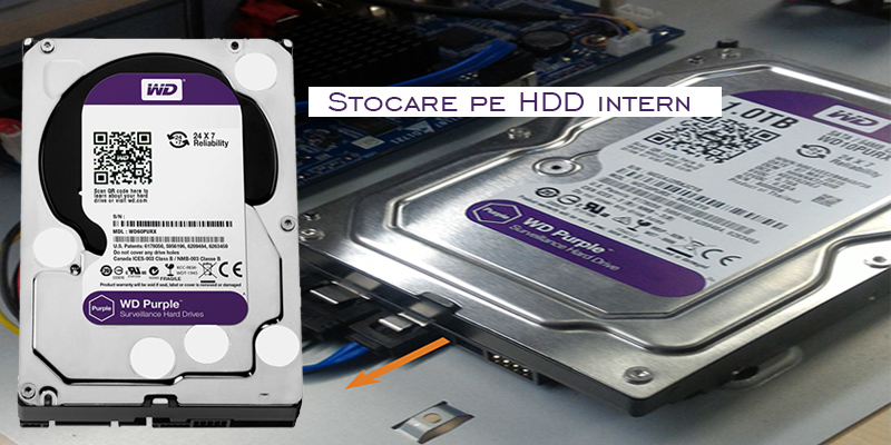 stocare date video pe hdd