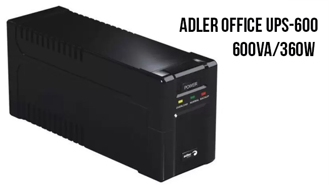 Sursa neintreruptibila 600VA-360W Adler Office UPS-600