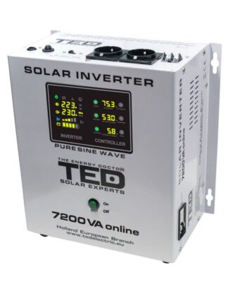 RESIGILAT - Invertor solar de la 48V la 230V 7200VA/5000W MPPT unda sinusoidala TED000316 [1]