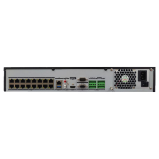 NVR AcuSense 4K,cu  32 canale max. 12MP  + 16 porturi PoE, Alarma, HIKVISION DS-7732NXI-K4-16P [1]