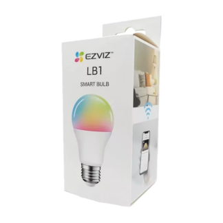 Accesorii efractie - Bec LED RGB inteligent EZVIZ Wi-Fi E27 806 lmn 2700~6500K ajustabila CS-HAL-LB1-LCAW