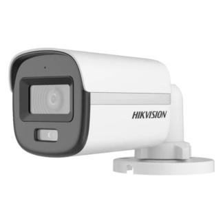 Camera supraveghere turbo hd Hikvision - Camera supraveghere ColorVu Dual Light  Analog 5 Megapixeli, lentila 2.8mm, IR 20m, lumina alba 20m, Microfon, IP67 - HIKVISION DS-2CE10KF0T-LFS-2.8mm
