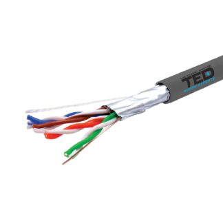Cablu FTP cat.5e cupru integral 0,52 24AWG FLUKE PASS rola 305ml TED Wire Expert TED002396 [1]
