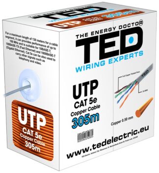 Cablu UTP cat.5e cupru integral rola 305ml TED Wire Expert TED002495 [1]