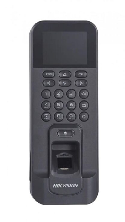 Cititor biometric IP WiFi 2.4 inch Mifare 3000 amprente 3000 carduri - Hikvision - DS-K1T804AMF [1]