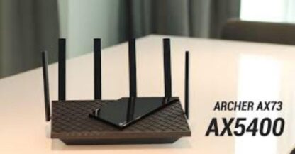 Router TP-Link wireless Dual Band 5 porturi WiFi 6 USB 5400 Mbps [1]