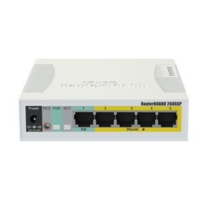 Switch cu 5 porturi Gigabit MikroTik RB260GSP [1]