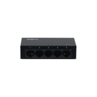 Retelistica - Switch Gigabit Ethernet cu 5 Porturi 1000 Mbps, 2K MAC, Fara management Dahua PFS3005-5GT-L-V2