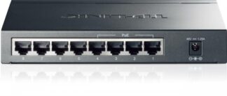 Retelistica - Switch 4 porturi PoE 4000 MAC 1000 Mbps TP-Link - TL-SG1008P