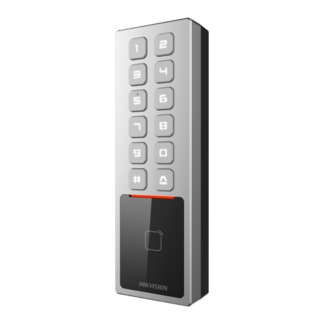 Control acces - Terminal control acces, PIN/Card M1, Wiegand, RS485, Alarma, IK08 - HIKVISION DS-K1T805MX