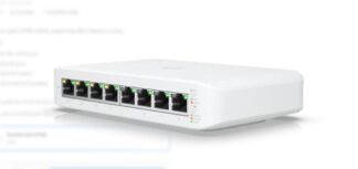Switch 8 porturi UniFi 8 Gbps 4 porturi PoE cu management Ubiquiti - USW-LITE-8-POE [1]