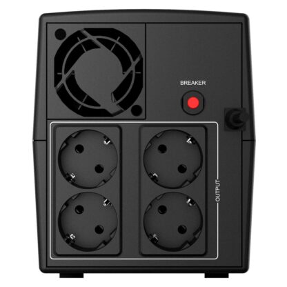 UPS 1500VA 900W 4 Prize Schuko cu protectie Repornire automata Regulator automat de tensiune Njoy Keen 1500 - UPLI-LI150KE-CG01B [1]
