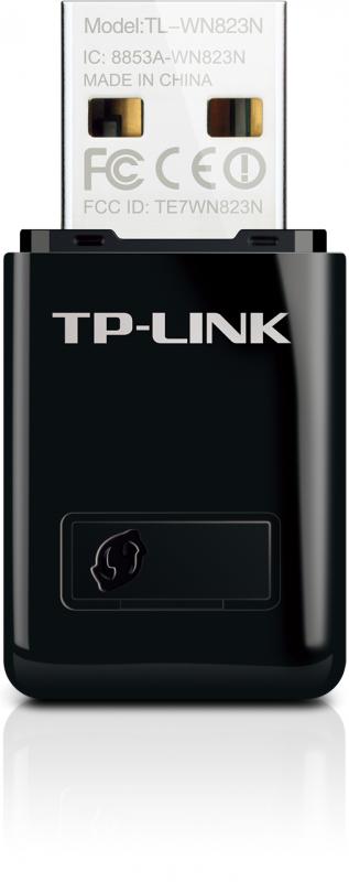 Transmisie wireless IP - Adaptor wireless USB N300 2.4GHz TP-Link - TL-WN823N