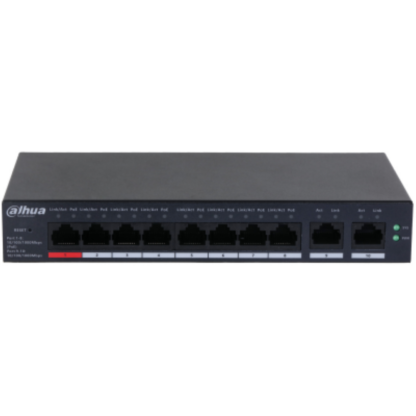 Switch 10 porturi Gigabit 8 porturi PoE cu management Dahua - CS4010-8GT-110 [1]