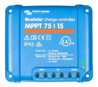 Surse alimentare - Incarcator solar 12V 24V 15A Victron Energy BlueSolar MPPT 75/15 - SCC010015050R