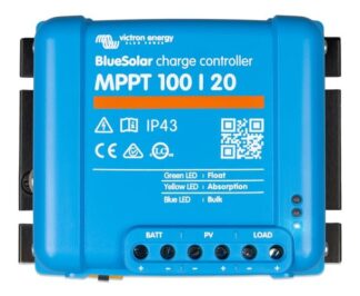 Transformatoare si Invertoare - Incarcator solar 48V 20A Victron Energy BlueSolar MPPT 100/20 - SCC110020170R