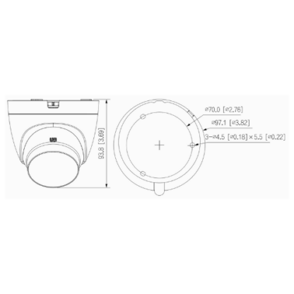 Camera supraveghere 5MP IR 20m lentila 2.8mm microfon Dahua - HAC-HDW1500CLQ-IL-A-0280B-S2 [1]