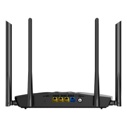 Router WiFi 6 (802.11ax), DualBand 2.4Ghz/5GHz, 300+1201Mbps, 4x6dBi, 4 porturi Gigabit - TENDA TND-RX2 [1]