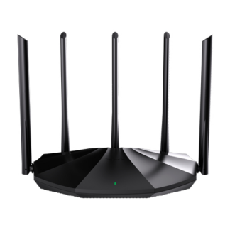 Retelistica - Router Wi-Fi 6, DualBand 2.4Ghz/5GHz, 300+1201Mbps, 5x6dBi, 4 porturi Gigabit - TENDA TND-RX2-PRO