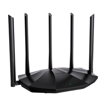 Router Wi-Fi 6, DualBand 2.4Ghz/5GHz, 300+1201Mbps, 5x6dBi, 4 porturi Gigabit - TENDA TND-RX2-PRO [1]