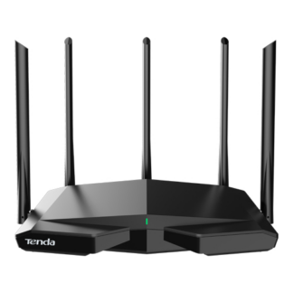 Retelistica - Router Wi-Fi 6e, AX5700 TriBand 2.4/5GHz/6GHz, 861+2402+2402 Mbps, 5x6dBi, 4 x Gigabit - TENDA TND-RX27-PRO