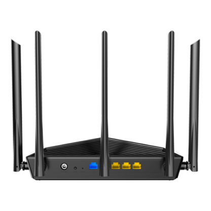 Router Wi-Fi 6e, AX5700 TriBand 2.4/5GHz/6GHz, 861+2402+2402 Mbps, 5x6dBi, 4 x Gigabit - TENDA TND-RX27-PRO [1]