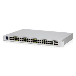 Switch 48 porturi Gigabit PoE 195W 4 porturi SFP management Ubiquiti UniFi - USW-48-POE