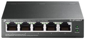 Switch-uri POE - Switch 5 porturi 10/100Mbps 4 porturi PoE 41W TP-Link - TL-SF1005LP