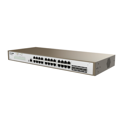 Switch 24 porturi Gigabit, 4 porturi SFP Gigabit, 1 port RJ45 consola, Management, 1U - IP-COM PRO-S24 [1]