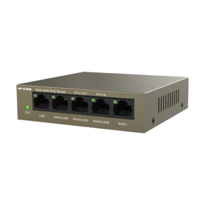 Router 4 porturi Gigabit PoE+, 55W, 1 port RJ45 Gigabit, management - IP-COM M20-PoE [1]