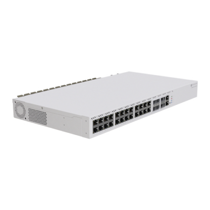 Switch 20 porturi MikroTik RJ45 2.5 Gigabit 2x QSFP+ (2.5Gigabit sau SFP+) - CRS326-4C+20G+2Q+RM [1]