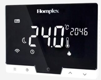 Accesorii efractie - Termostat ambiental pentru centrala WiFi programabil afisaj digital Homplex 19 - DG19WifiBlack