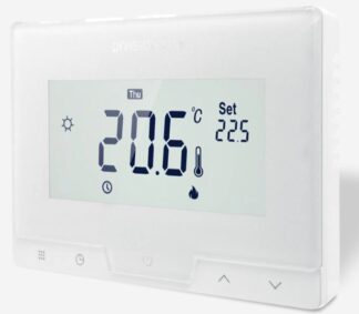 Smart Home - Termostat ambiental pentru centrala WiFi programabil afisaj digital Homplex 19 - DG19WifiWhite