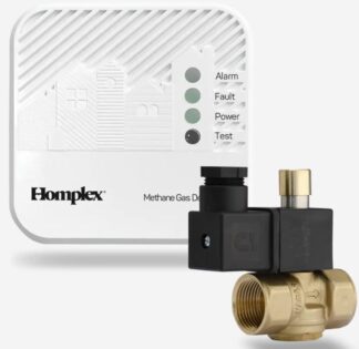 Smart Home - Kit detector gaz metan Homplex HD300 PRO + electrovalva Madas