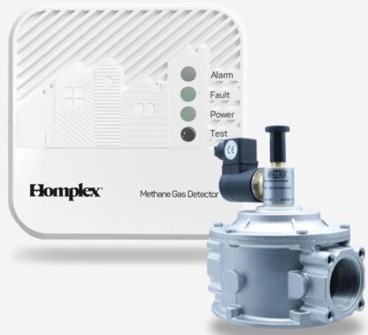Kit detector gaz metan Homplex HD300 PRO + electrovalva Madas [1]
