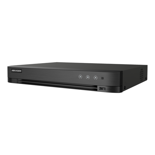 DVR 4K, 8 canale, AcuSense, 2 x HDD, audio over coaxial, Smart Playback, Alarma - HIKVISION iDS-7208HTHI-M2-SA