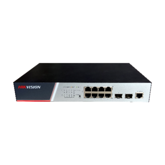 Switch 8 porturi PoE Gigabit, 2 porturi SFP Gigabit, Management - Hikvision DS-3E2510P [1]