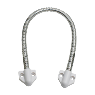 Set legatura flexibila din inox, capete din plastic vopsit alb,  400 x 6 mm, CSL-400-2 Set legatura flexibila din inox, capete din plastic vopsit alb,  400 x 6 mm, CSL-400-2