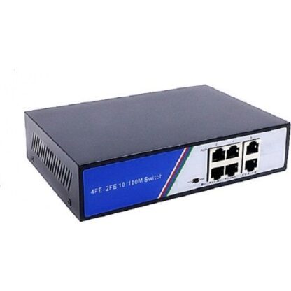 Switch PoE 4 10/100+2 10/100Mbps 78W - BestNPS NPS0402FN-GS [1]