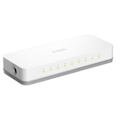 Switch 8 porturi, 10/100 Mbps, fara management - D-Link  GO-SW-8E [1]