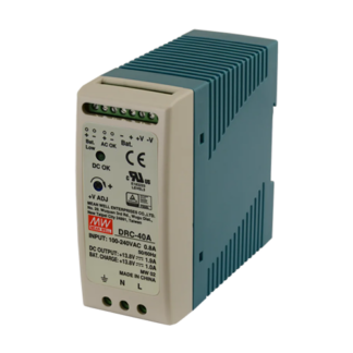 Sursa de alimentare in comutatie, 13.8V / 2.9A, sina DIN, backup - MEAN WELL DRC-40A