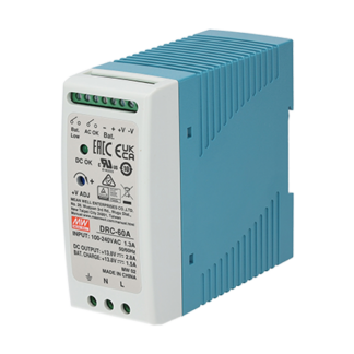 Sursa de alimentare in comutatie, 13.8V / 4.3A, sina DIN, BackUp - MEAN WELL DRC-60A [1]