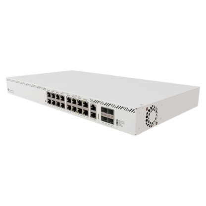 Switch 16xRJ45 PoE Gigabit, 2xRJ 45 consola, 4 SFP 10G, Management - MIKROTIK CRS320-8P-8B-4S+RM [1]