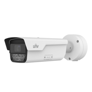 Camera supraveghere IP, LPR, 4MP, lentila 2.8-12mm, IR 50m, RS485, IK10 - UNV PKC2640-Z28-IR-P