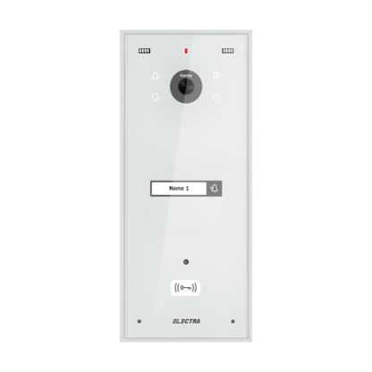 Panou exterior video Home pentru 1 Familie - SMART, G3, montaj aparent, ALB - Electra VPH.01S03.ELWTL [1]