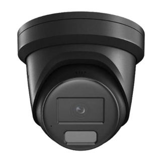 Camera supraveghere IP, 4MP, lentila 2.8mm, IR 40m, WL 40m, Deep Learning, ColorVu, Dual LightMic, PoE, Neagra - Hikvision DS-2CD2347G2H-LIU-BLACK-2.8mm