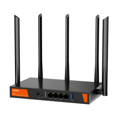 Router WiFi 6 Dual Band, 4 porturi Gigabit, AX3000, Management - TENDA TND-W30E [1]