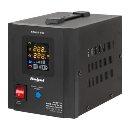 UPS Centrale Termice Sinus Pur 500VA/300W 12V - REBEL RB-4001 [1]