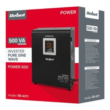 UPS Centrale Termice Sinus Pur 500VA/300W 12V - REBEL RB-4011 [1]